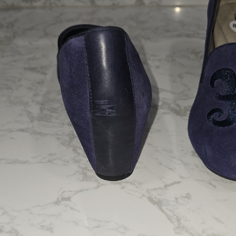 Hush Puppies Suede Wedges Woman's Size 8.5W - Picture 4 of 14